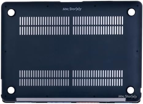 MacBook Air 13 Kılıfı A2337 M1 A2179 A1932 Uyumlu Özel Sanatsal Desenli Hard Case Sert Koruyucu Kapak Mat Yüzey Çizilmeye Dayanıklı Siyah
