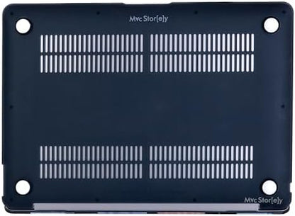 MacBook Air 13 Kılıfı A2337 M1 A2179 A1932 Uyumlu Özel Sanatsal Desenli Hard Case Sert Koruyucu Kapak Mat Yüzey Çizilmeye Dayanıklı Siyah