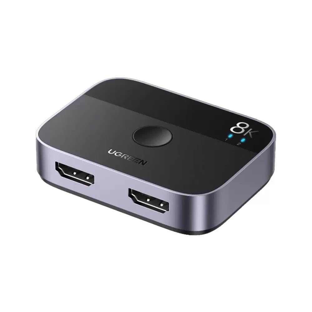 UGREEN 8K HDMI 2.1 Switch 2 In 1 Out HDMI Switcher HDCP 2.2/2.3'ü destekler, PS5, Xbox vb. ile uyumludur