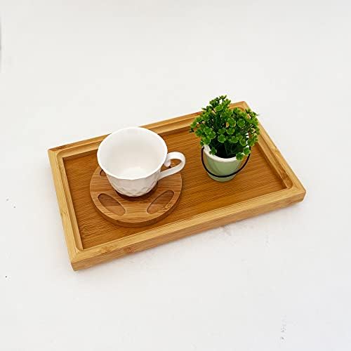 Bambu Dikdörgen Servis Tepsisi Küçük Boy Tepsi 25cm*15cm*2.6cm