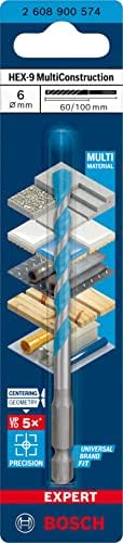 Professional Accessories 3x Expert Hex-9 Multiconstruction Delme Ucu Setleri (Beton, Yumuşak Döşemeler, Çelik, Yumuşak Ahşap, Plastik, 5-8 mm, Aksesuar Döner Matkap/Vidalamalar)