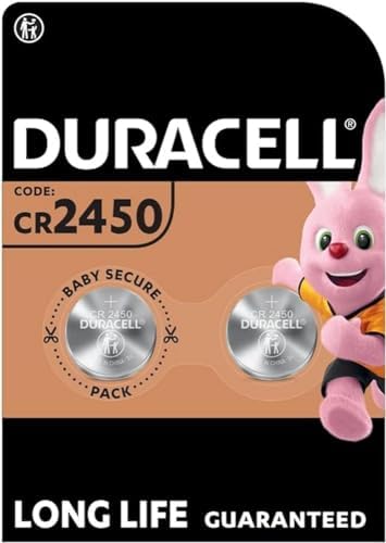 CR2450 düğme pil (2 adet), CR 2450 lityum düğme pil 3 V
