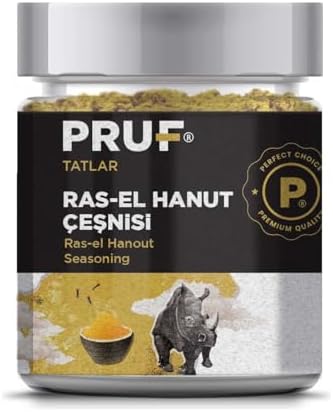 Pruf Ras-el Hanut Çeşnisi/Ras-el Hanout Seasoning 145 Gr. Sağlıklı Cam Kavanoz