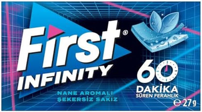 First Infinity 60 Dk Nane Aromalı Şekersiz Sakız 27 gr