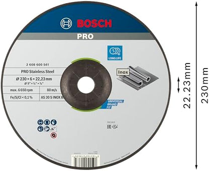 Professional 2608600541 Schleifzubehör Schruppsch.230 x 6 mm F.INO x