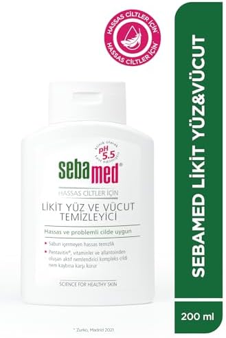 Hassas Ciltler İçin Pentavitin Nemlendirici Etkili Yüz ve Vücut Temizleme Jeli 200 ml