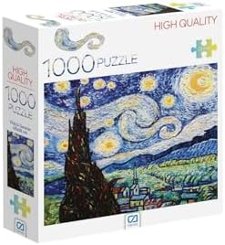 Yıldızlı Gece 1000 Parça 2,2Mm Kalınlık 48X68Cm Profesyonel Hobi Puzzle Yapboz Serisi