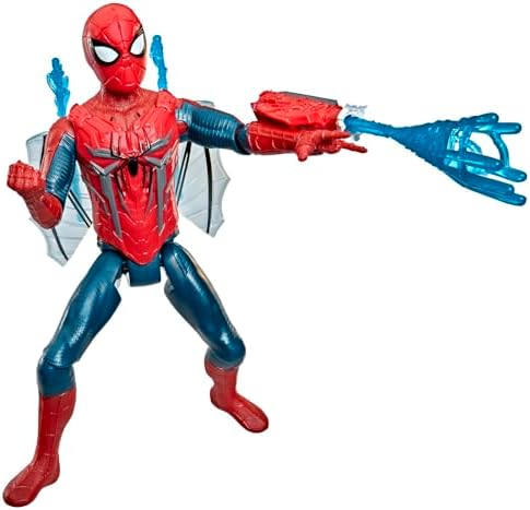 Spider-Man: Yepyeni Bir Gün Titan Serisi Eşsiz Ağ Atıcı Aksiyon Figürü, 29,2 cm Süper Kahraman Oyuncakları ve Figürleri, 4 Yaş ve Üzeri