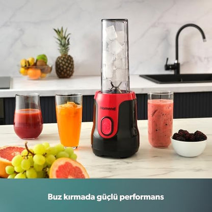 HOMEND Mixfresh 7026H Kişisel Smoothie Siyah Kırmızı