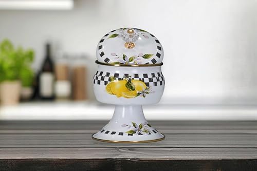 Lemon Emaye Ayaklı Şekerlik