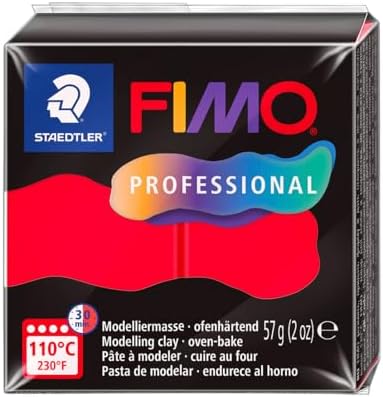 Staedler FIMO 8040-200 Modelleme Kili Fımo Professional 57 Gr Kırmızı