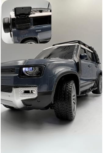 Oyuncak Uzaktan Kumandalı Şarjlı Full Fonksiyon Defender Model 27 Mhz Gerçekçi Tasarım Drift Atan Jeeep Araç (Mavi)