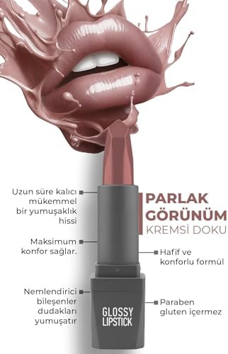Yoğun Renk Veren Uzun Süre Kalıcı Nemlendirici Kadifemsi Mat Ruj - Lipstick 419 Basket