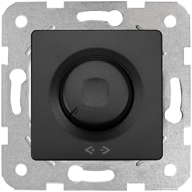 Linnera Life Gece Siyahı Floresan Dimmer 1 10V Mekanizma ve Kapak