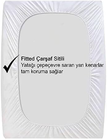 Vionel Home%100 Pamuklu, Sıvı Geçirmez Bebek Alezi,Bebek Alez Yatak Koruyucu, Çocuk Yatak Koruyucu Alezi,Park Beşik Yatak Alezi,Park Beşik Yatak Koruyucu (70x110)