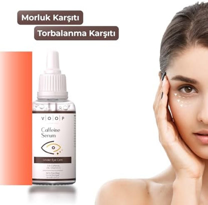 Kafein Göz Altı Morlukları Karşıtı 5% Caffeine + 2% Vitamin C 30 ml Serum