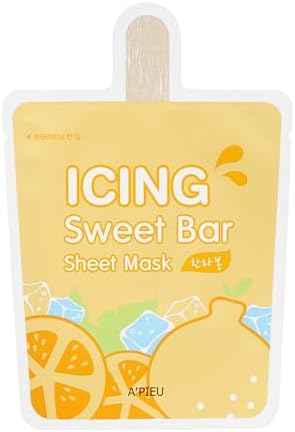 Portakal İçerikli Aydınlatıcı, Ferahlatıcı Maske A'PIEU Icing Sweet Bar Sheet Mask (Hanrabong)