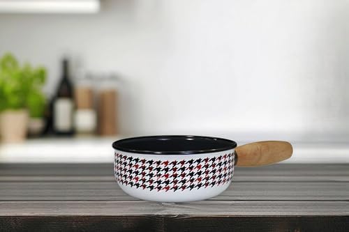 Forte Black Emaye Ahşap Kulplu Mini Tava