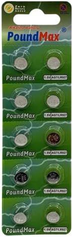 10x AG7, LR57, LR927, 395 1,5V Alkalin Pil Düğme Hücreleri, SR927, SR927W Saat oyuncakları, küçük elektronik cihazlar, saatler, araba anahtarları, uzaktan kumandalar, teraziler için