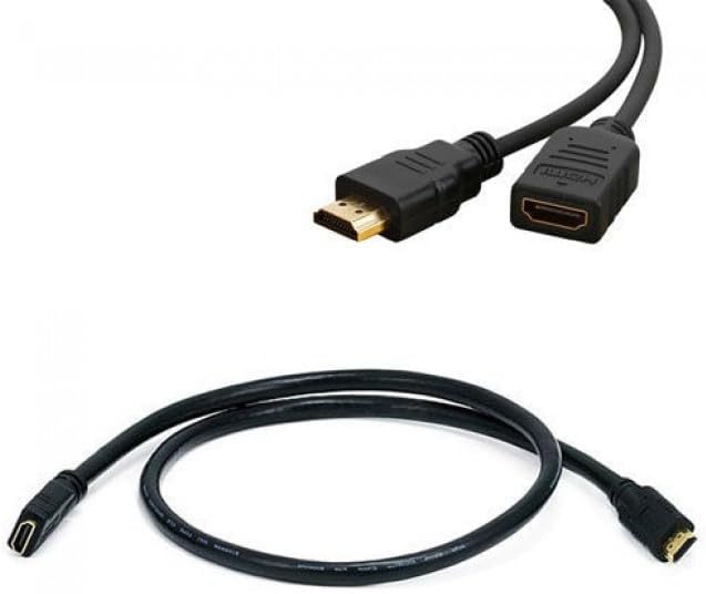 HDMI Uzatma Kablosu 3 Metre Erkek Dişi Kablo Full HD 1080P 4K Destek Altın Uçlu Yüksek Hızlı HDMI Uzatıcı TV Monitör Projeksiyon Oyun Konsolu Uyumlu | ZR150 (Siyah 3 Metre)