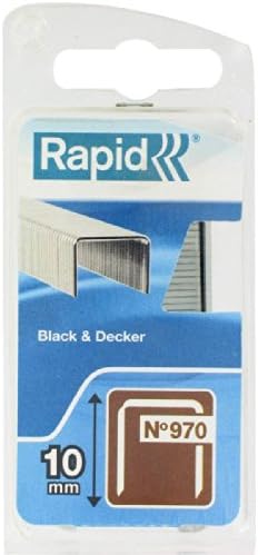 Zımba teli Tip 970, 10 mm zımba, 896 adet, Black & Decker el ve elektrikli zımba makineleri için düz tel kıskaçlar