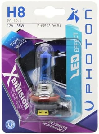 Ampul H8 12V 35W Xen Vision (Tekli Blister) (Beyaz Işık) 6000K PHT PH5508 DV B1