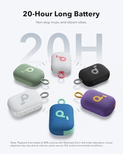Soundcore Select 4 Go Taşınabilir Bluetooth Hoparlör, IP67 Su Geçirmez, 20 Saat Çalma Süresi, Beyaz - A31X1