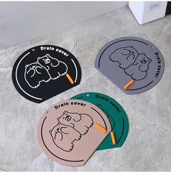 Banyo ve Mutfak Lavabo Koku Önleyici Gider Koruyucu Silikon Sızdırmaz Ped 1 ADET KAHVERENGİ