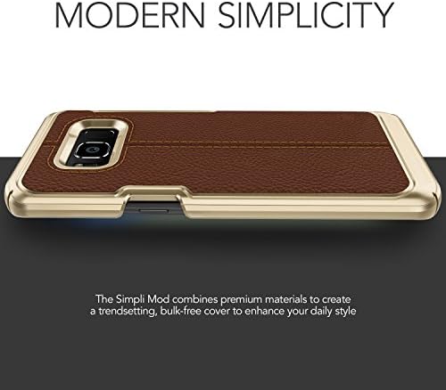 VRS85398 Galaxy S8 Simpli Mod Kılıf, Arka Kapak Brown