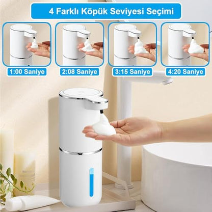 Sensörlü USB Şarjlı Köpük Sabunluk/GT-SD03