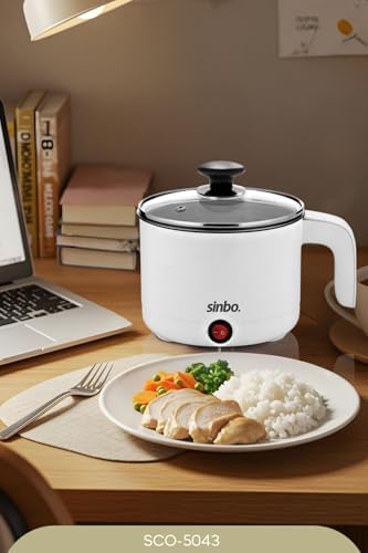 SCO-5043 Çok Fonksiyonlu Buharlı Pişirici – 1 Litre Kapasite, Paslanmaz Gizli Rezistans, Temperli Cam Kapak