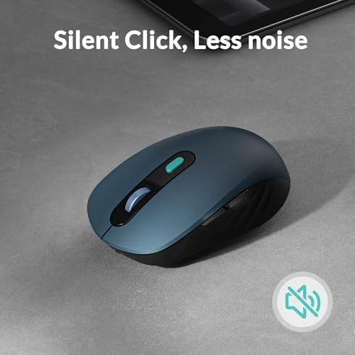 Keychron BM25 Kablosuz Fare, güvenilir PAW3212 sensöre sahiptir. 2.4 GHz, Bluetooth ve USB kablolu bağlantı (BM25-C61)