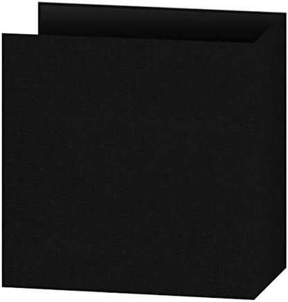 Photo Albums 3-Ring Fabric 8.5"X11"-Black -T811CBF-BK