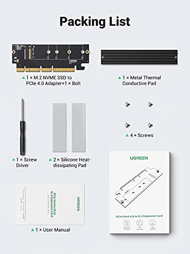 PCIe 4.0 x4 x8 x16 Uyumlu 64Gbps NVMe M.2 SSD Dönüştürücü Adaptör