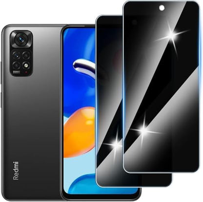 Xiaomi Redmi Note 11s Privacy (Hayalet) Ekran Koruyucu – 2 Adet - 9H Temperli Cam, Yan Görünme Engelleyici, Tam Kaplama