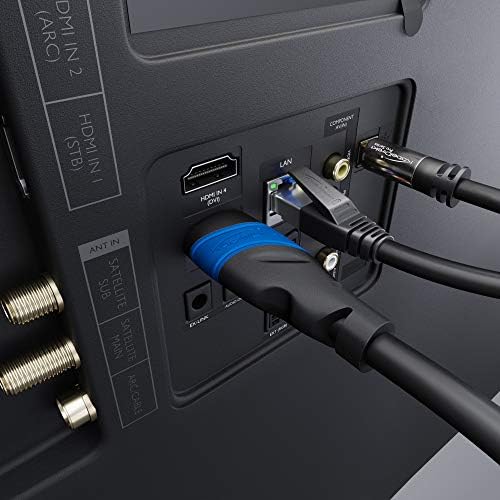 4K ve 8K HDMI Kablosu – 3,1m – 0,15-22,5m arasında mevcut – Her HDMI bağlantısı için (4K@120Hz & 8K@60Hz, Yüksek Hızlı Ethernet, TV, Blu-ray, PS5, Xbox, Switch – siyah)