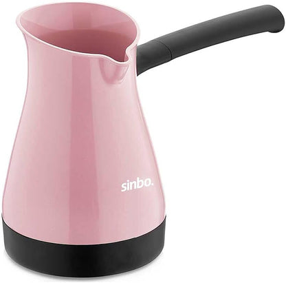 Elektrikli Cezve SCM2954, 5 Fincan Kapasite, 400 ml Hazne, 1000 W, Plastik, Pembe