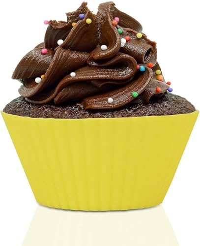 Muffin Pişirme Kalıbı 12 Adet Silikon Kek Kalıbı Cupcake Çikolata ve Sade Kek (12 Adet)