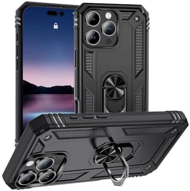ile uyumlu 16 Pro Max Kılıf Vega Kapak Siyah