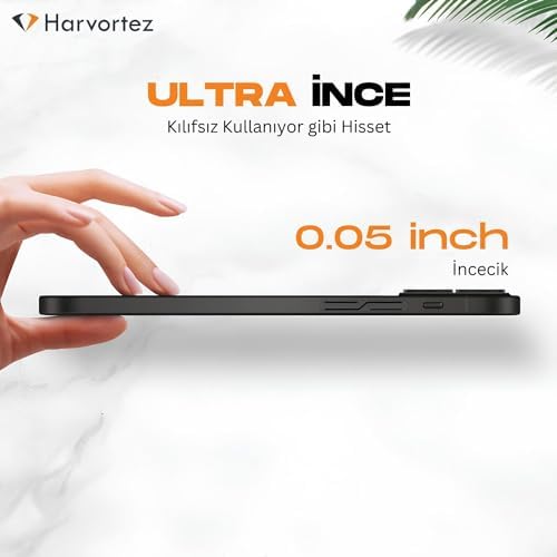iPhone 13 Pro Max Kılıf 6.7" ile Uyumlu, Ultra İnce Cep Telefon Kılıfı, Kamera Bölge Koruyucu, Ekstra Tuş Takımı, TPU Malzeme BPA İçermez, Kolay Temizlenebilir Phone Case - Saydam Siyah