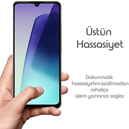 Redmi 14C için Ekran Koruyucu 9H Sertlikte Anti-Static Temperli Cam Görüntü Kalitesini ve Dokunmatiği Etkilemeyen Çizilme ve Darbelere Karşı Ekranı Kaplayan Premium Redmi 14C Koruma