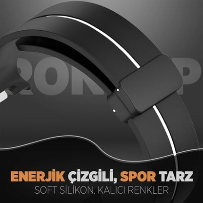 ile Uyumlu Flex Loop Kordon Galaxy Watch 8 44mm/40mm/Classic 46mm için Premium Yumuşaklıkta Galaxy Watch 8 Kordonu Manyetik Tokalı Silikon Watch 8 Classic Kordon