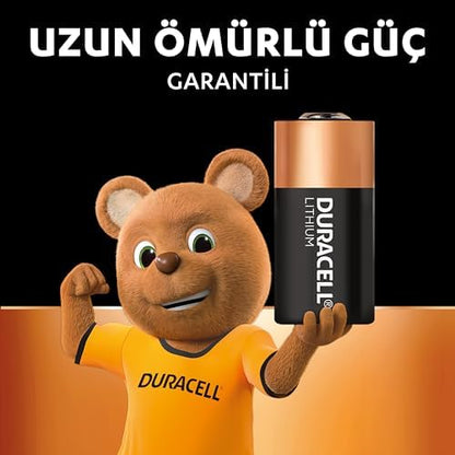 Cr123 Yüksek Güçlü Lityum Pil (2’Li Paket) 3V (Cr123A / Cr17345) – Uzun Kullanım Ömrü – Kameralarda, Duman Dedektörlerinde Kullanım Için – 10 Yıl Depolama Ömrü Garantisi - Sızıntı Önleme