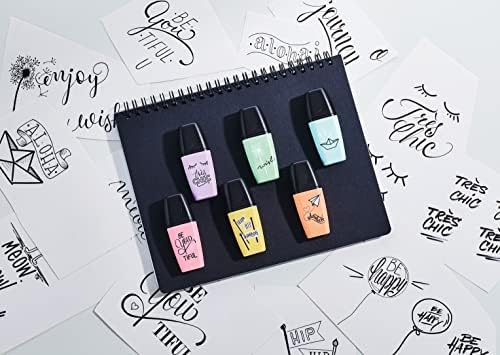 Mini Pastellove - Fosforlu Kalem - Lila