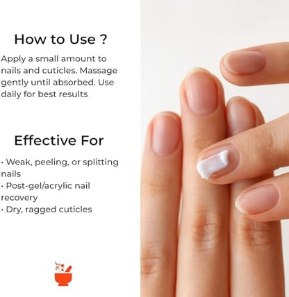 Cosmed Tırnak Dokusunu ve Kütikül Yapısını Destekleyen Bakım Balmı - Nail & Cuticle Balsam - 15 ml