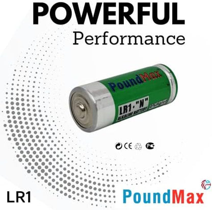 PoundMax 5 adet 910A (LR1) 1.5V Alkalin Pil