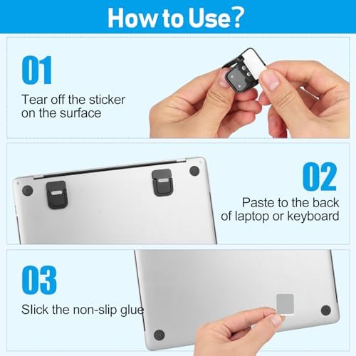 Mini Dizüstü Bilgisayar Standı, Taşınabilir Dizüstü Bilgisayar Standı, Havalandırmalı Soğutmalı Katlanabilir ve Hafif Ergonomik Yükseltici, Şık Bilgisayar Dizüstü Bilgisayar Tutucu Klavyelere