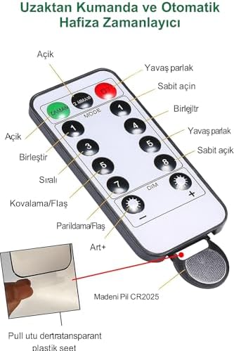 10 Metre SARI 100 LED Işıklar Peri Işıkları 8 MOD RGB Işıkları USB SARI Renkli Işık Peri Dize Işıkları Tel Fonksiyonlu Süsleme İnce Telli Aydınlatmalı Şerit Led Yılbaşı Işık Yılbaşı Süsü