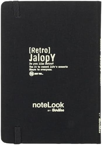 Notelook Scrikss Tekstil Kapak Çizgili Defter A6 Beyaz