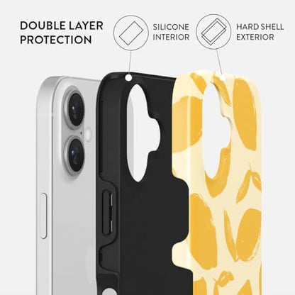 iPhone 16 için MagSafe ile Uyumlu Tough Kılıf, Lemon Tart